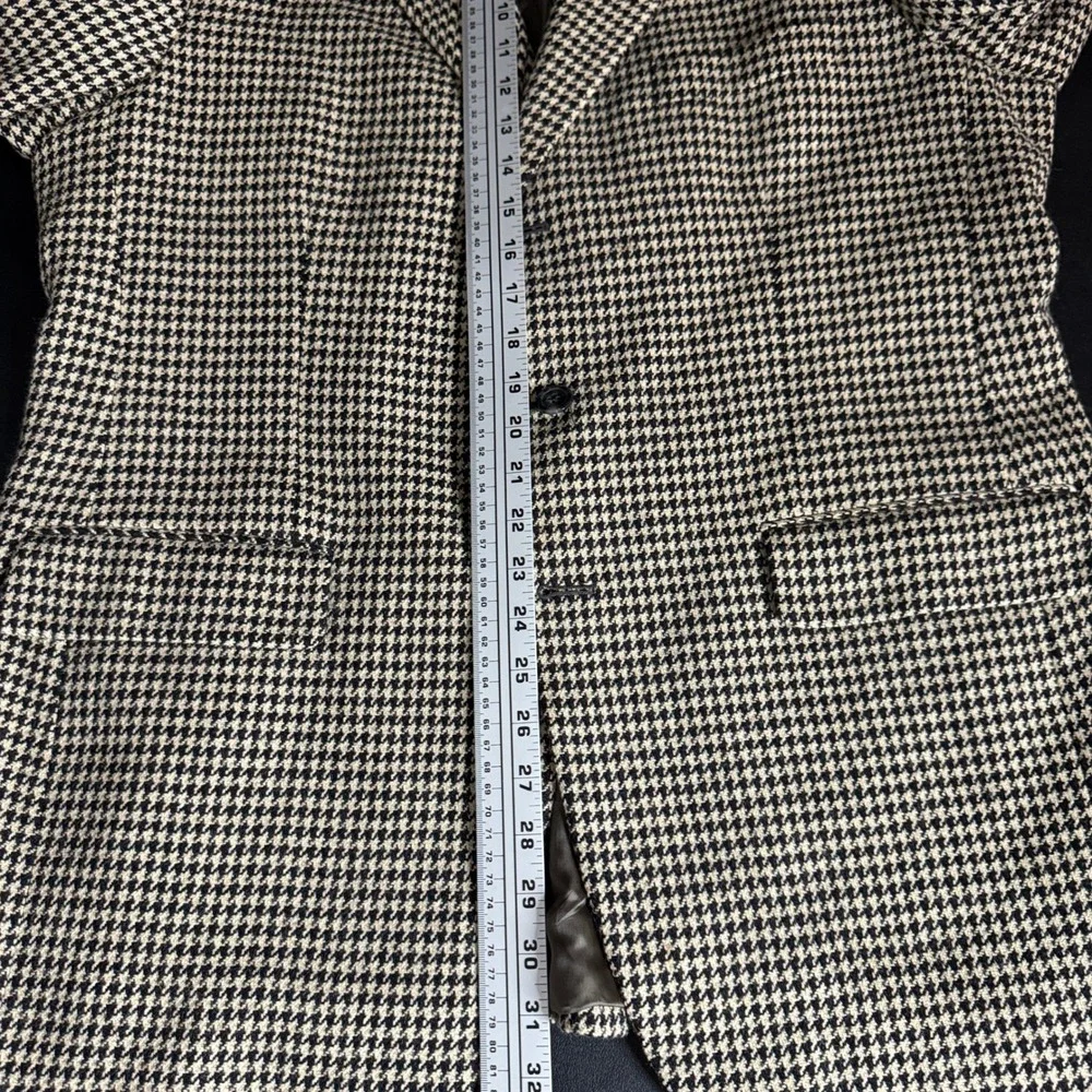 Southwick for Harrison LTD Houndstooth‎ Wool Blazer Jacket Size 43R